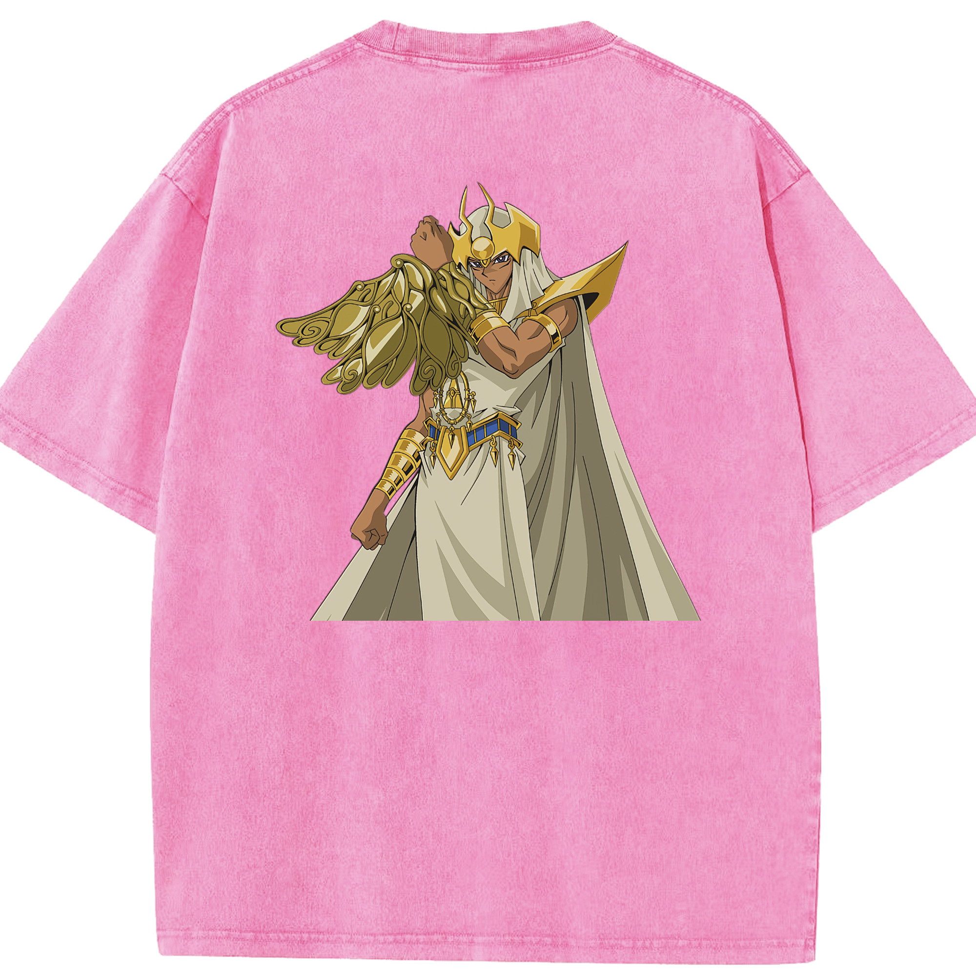 （画像用） 遊☆戯☆王 Yu-Gi-Oh! 綿100% ヴィンテージ風 半袖Tシャツ（背面プリント）